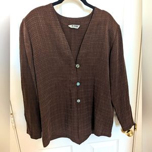 Women's vintage brown‎ cardigan